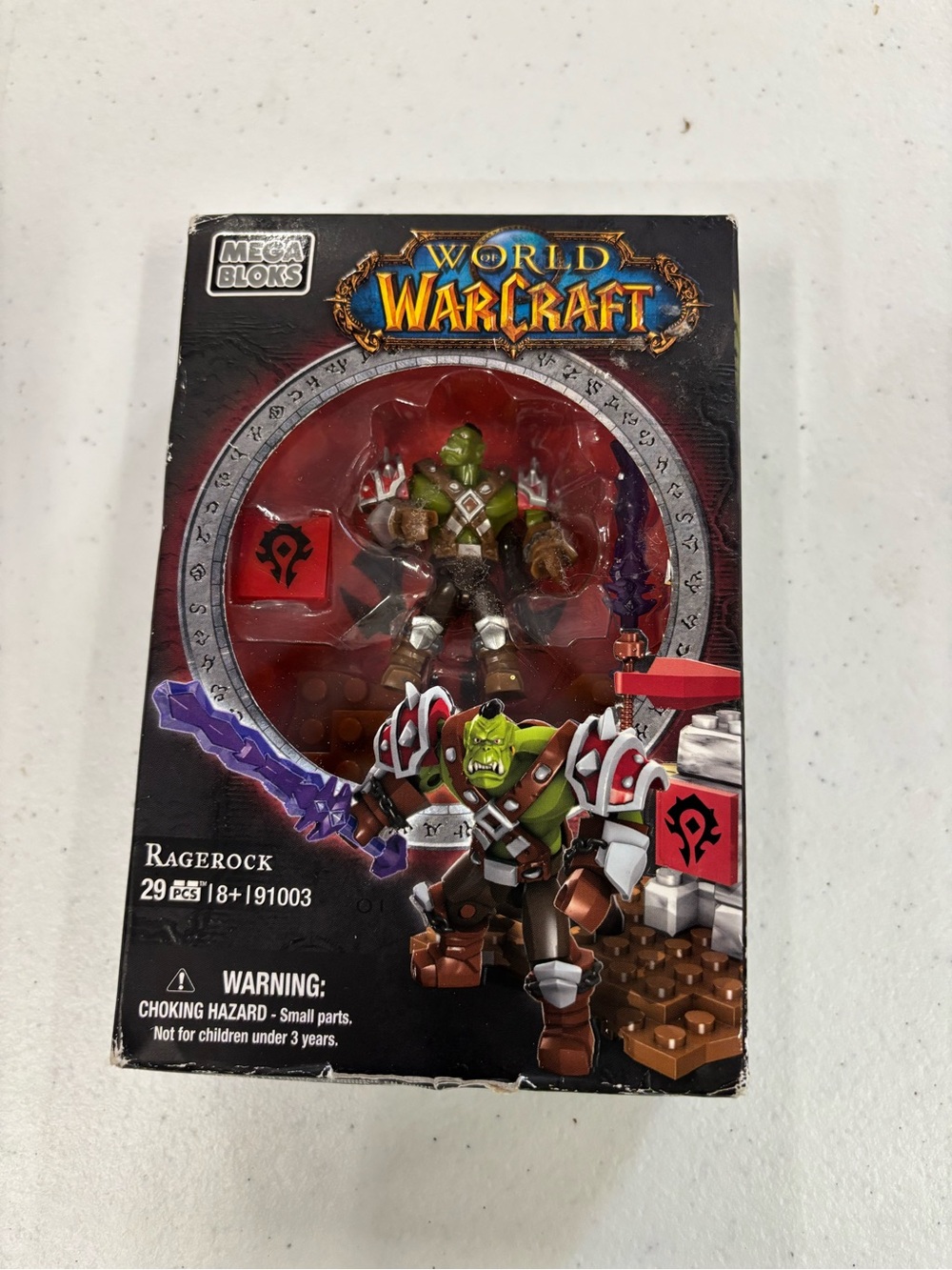Mega Bloks World of Warcraft Ragerock Orc Action Figure - Green